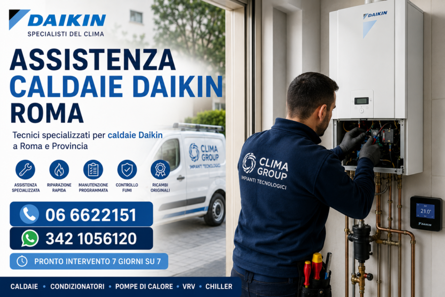assistenza caldaie daikin roma