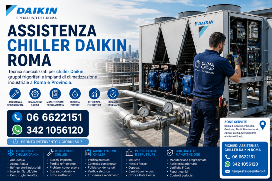 assistenza chiller daikin roma assistenza chiller daikin roma